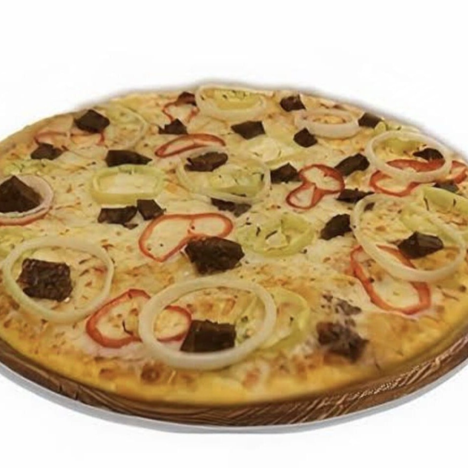 Kavurmalı Pizza (Büyük)