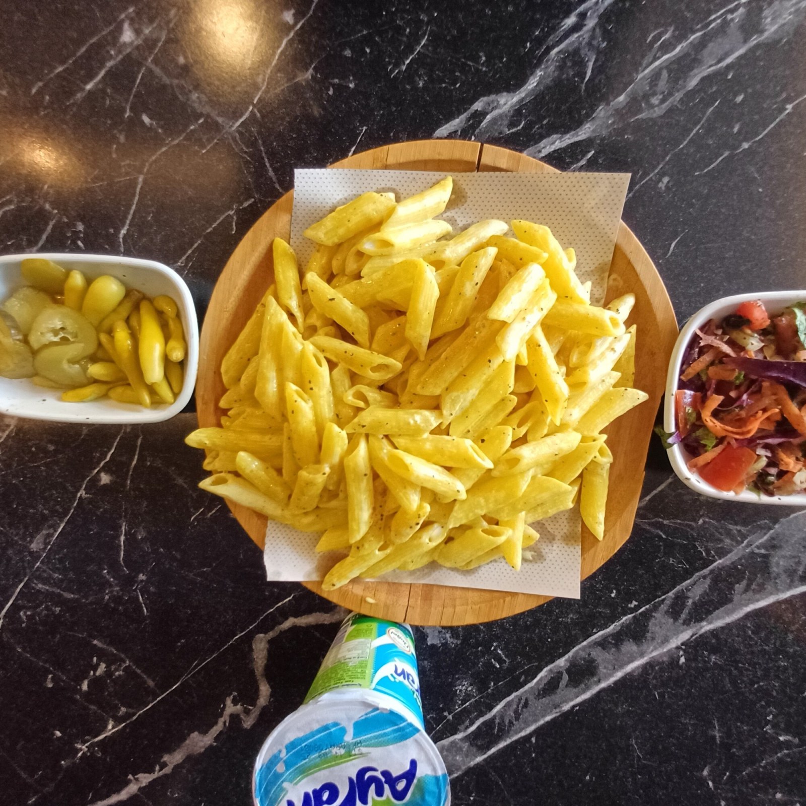 Kremalı Mantarlı Tavuklu Makarna