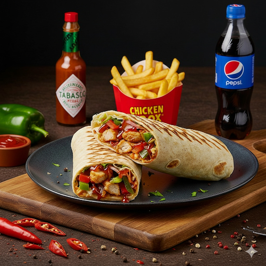 2 Li Acı Sever Wrap Menü