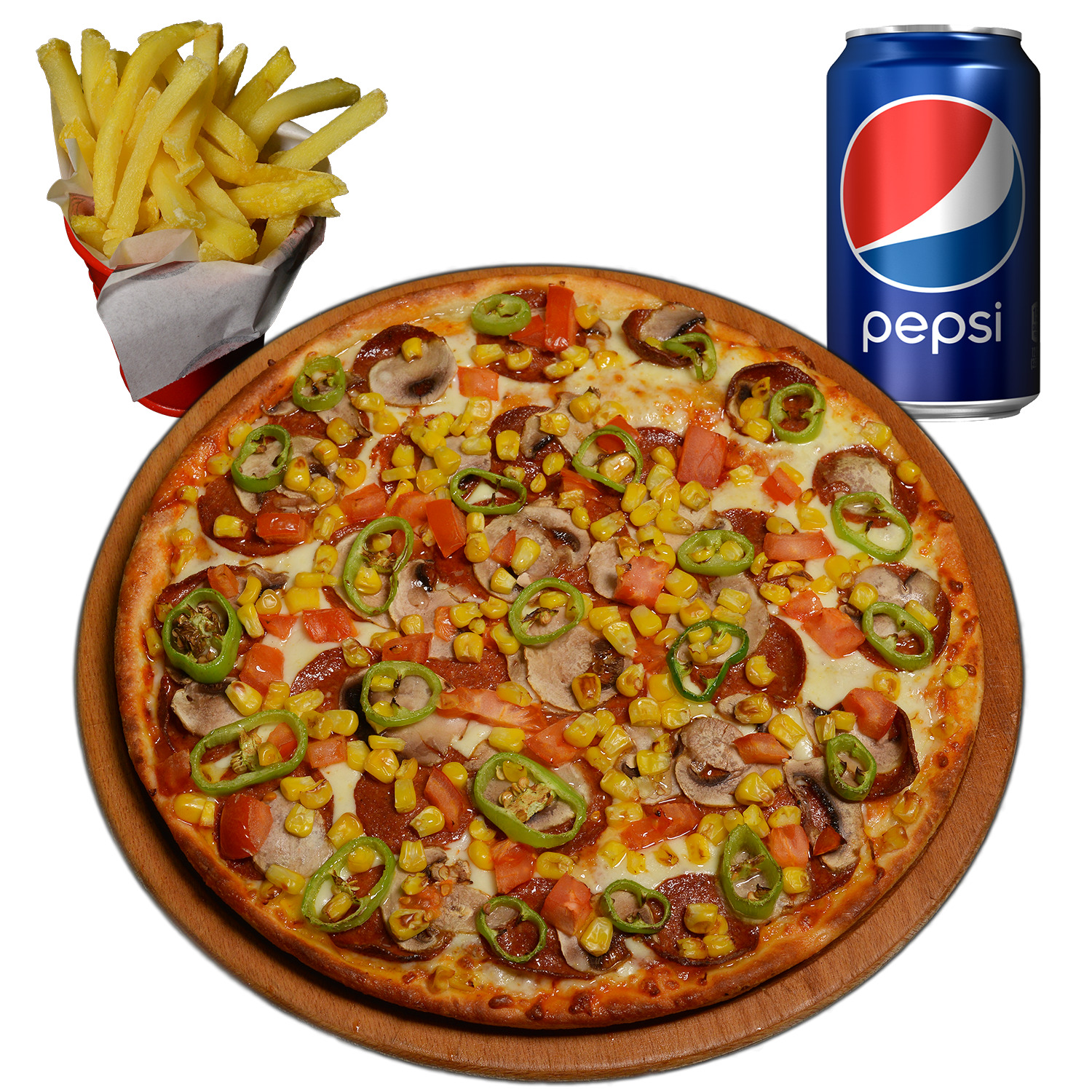 Sucuklu Pizza (Küçük) Menü