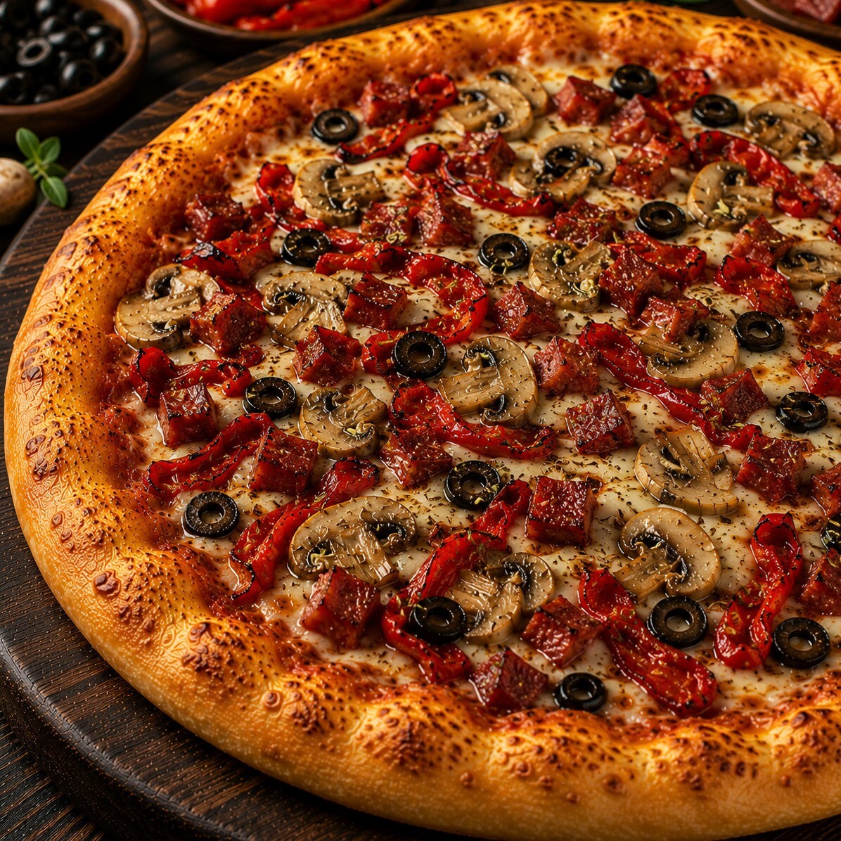 İtalyan chef Pizza (Orta Boy)
