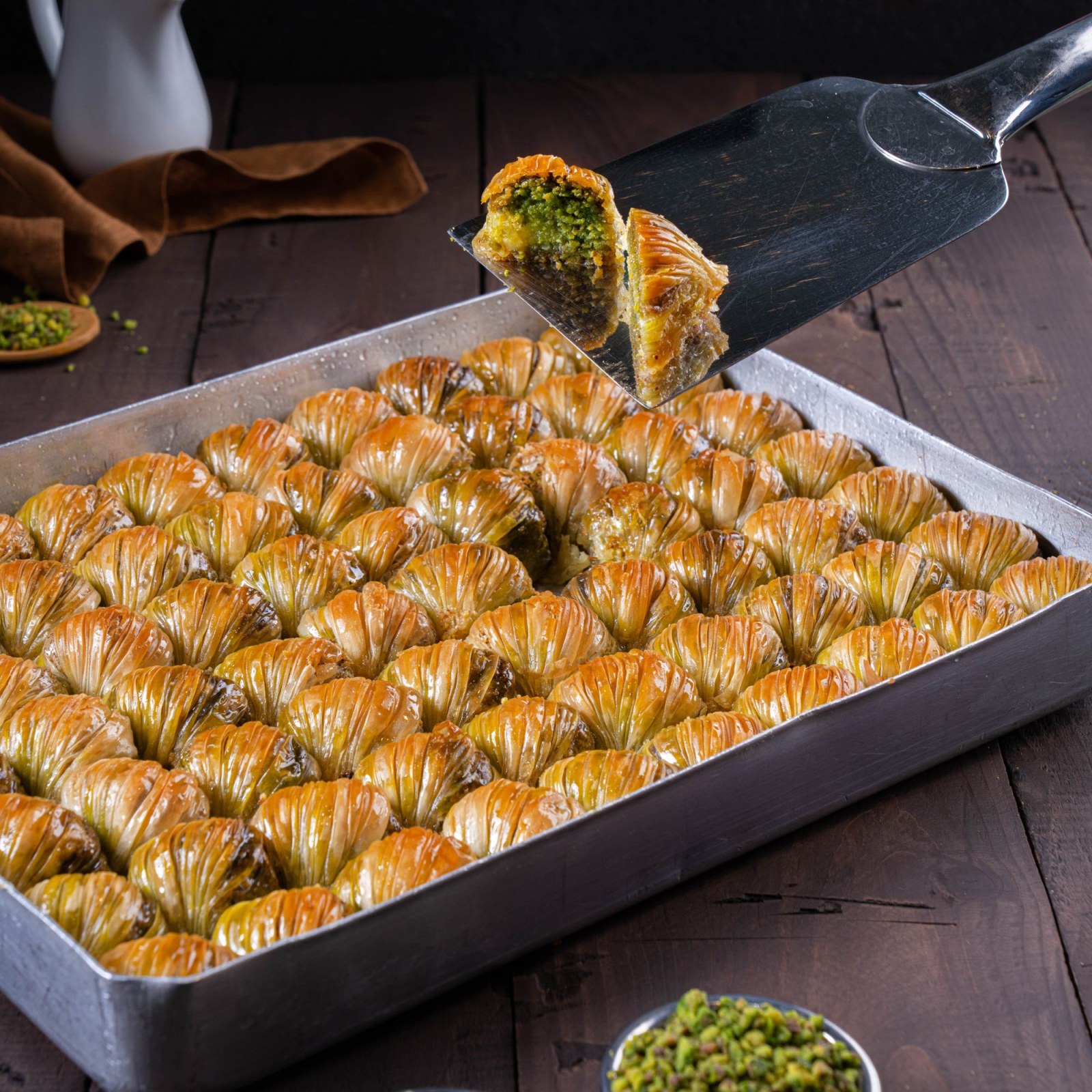 Fıstıklı Midye Baklava 500 Gr