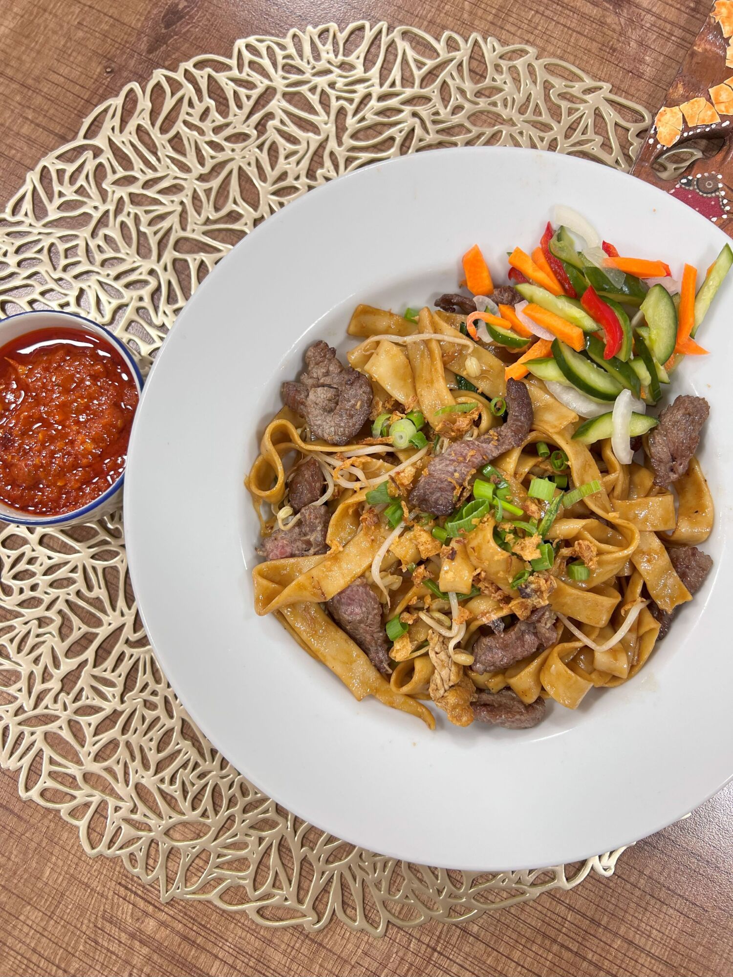 Kwetiau Beef Indonesian Rice Noodle