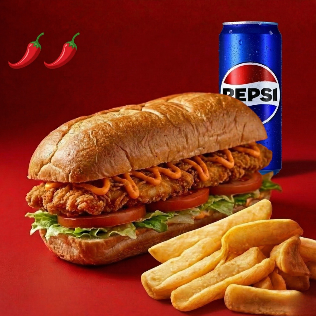 Chipotle Chicken Burger Menü