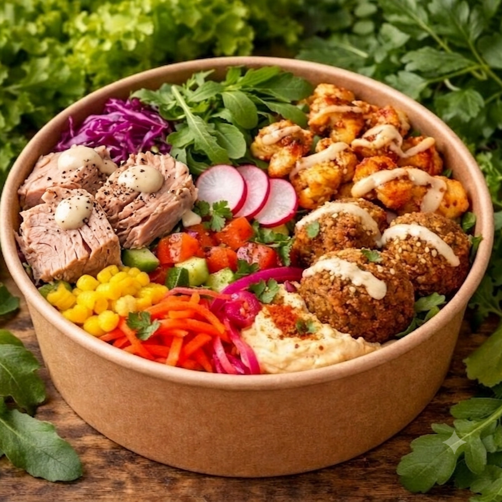 Denizden Ton Balıklı Salata