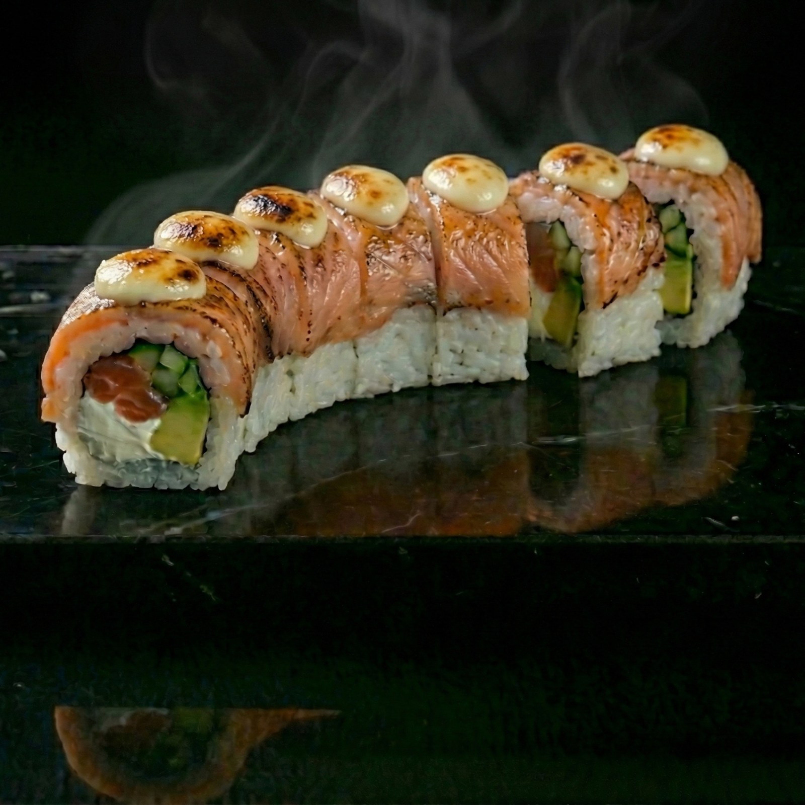 Smoky Deluxe Salmon Roll