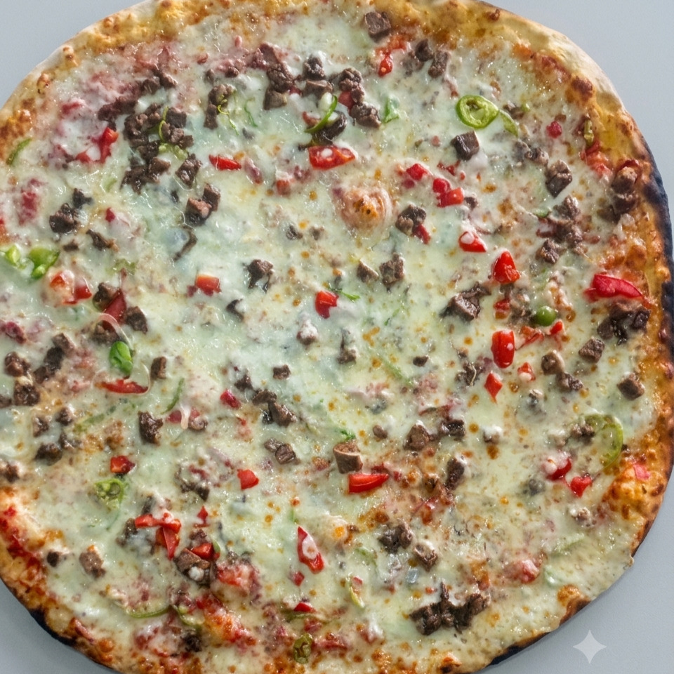 Kavurmalı Pizza (Büyük)