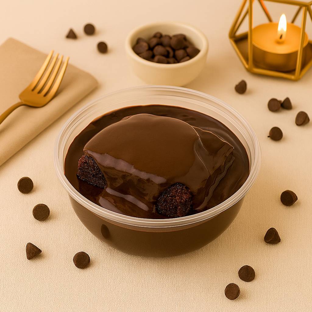 Çikolata Soslu Muzlu Browni İnci (250 Gr)