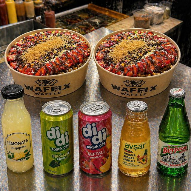 Waffix Waffle 2'li Kendin Oluştur (içecekli)