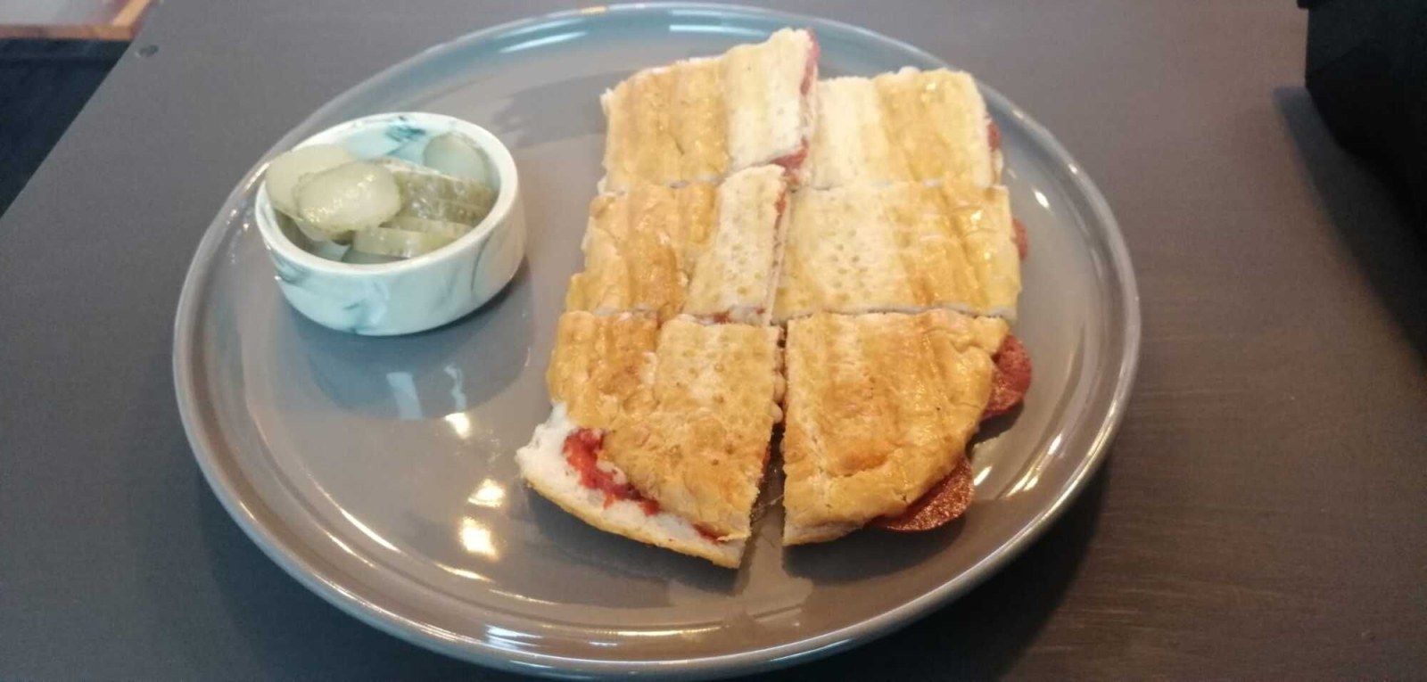 Sucuklu Tost Yarım Ekmek