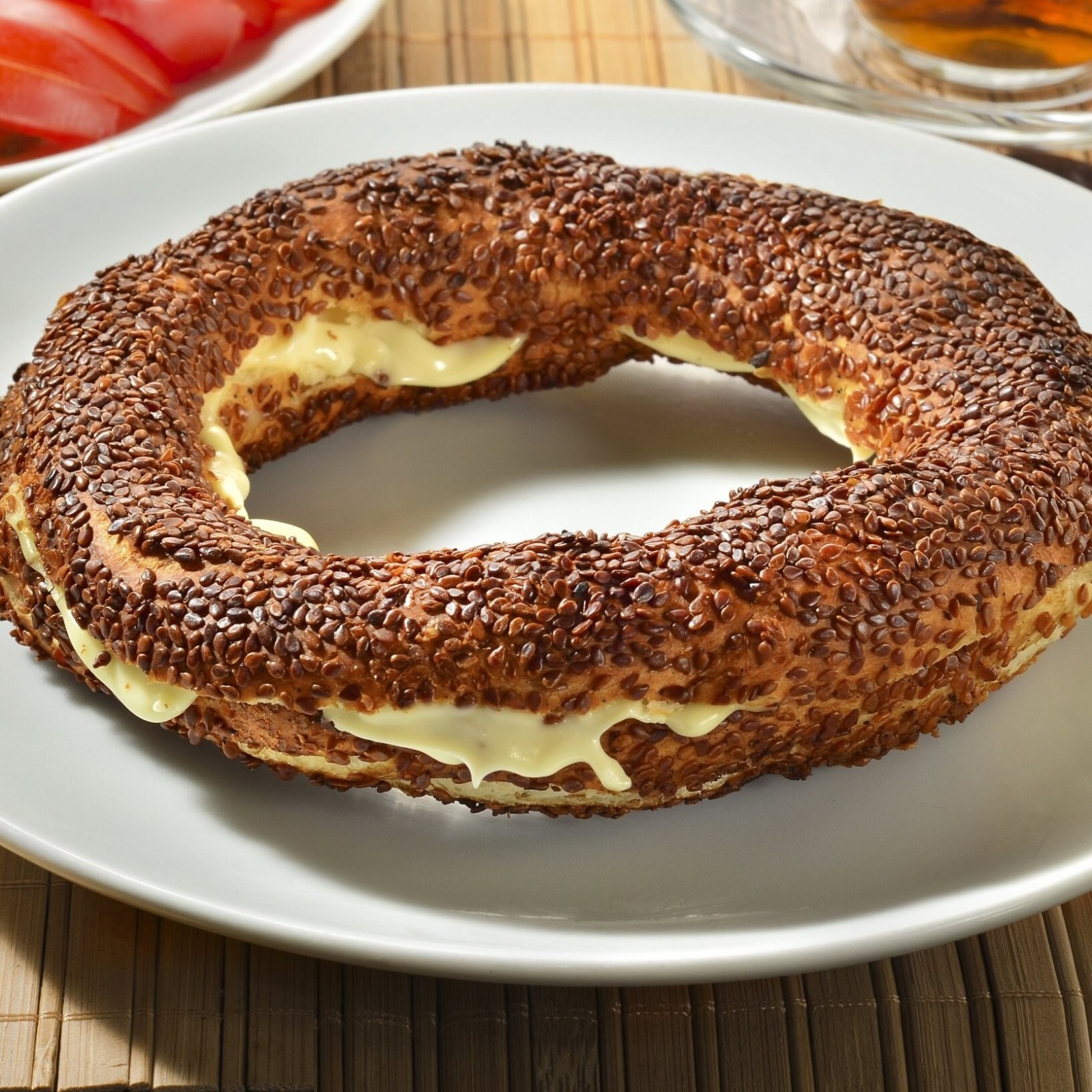 Çıtır Simit Labneli