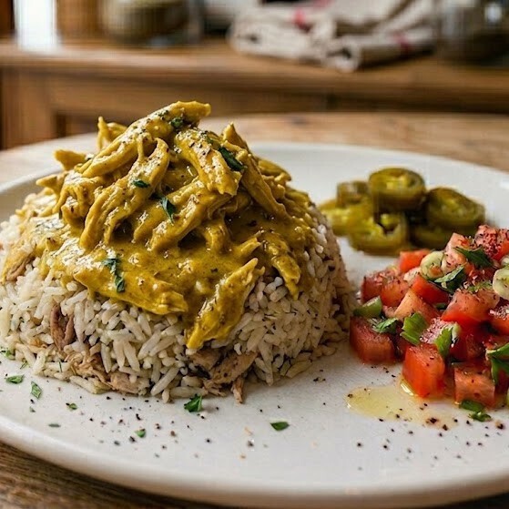 Köri Çeşnili Tavuk Pilav