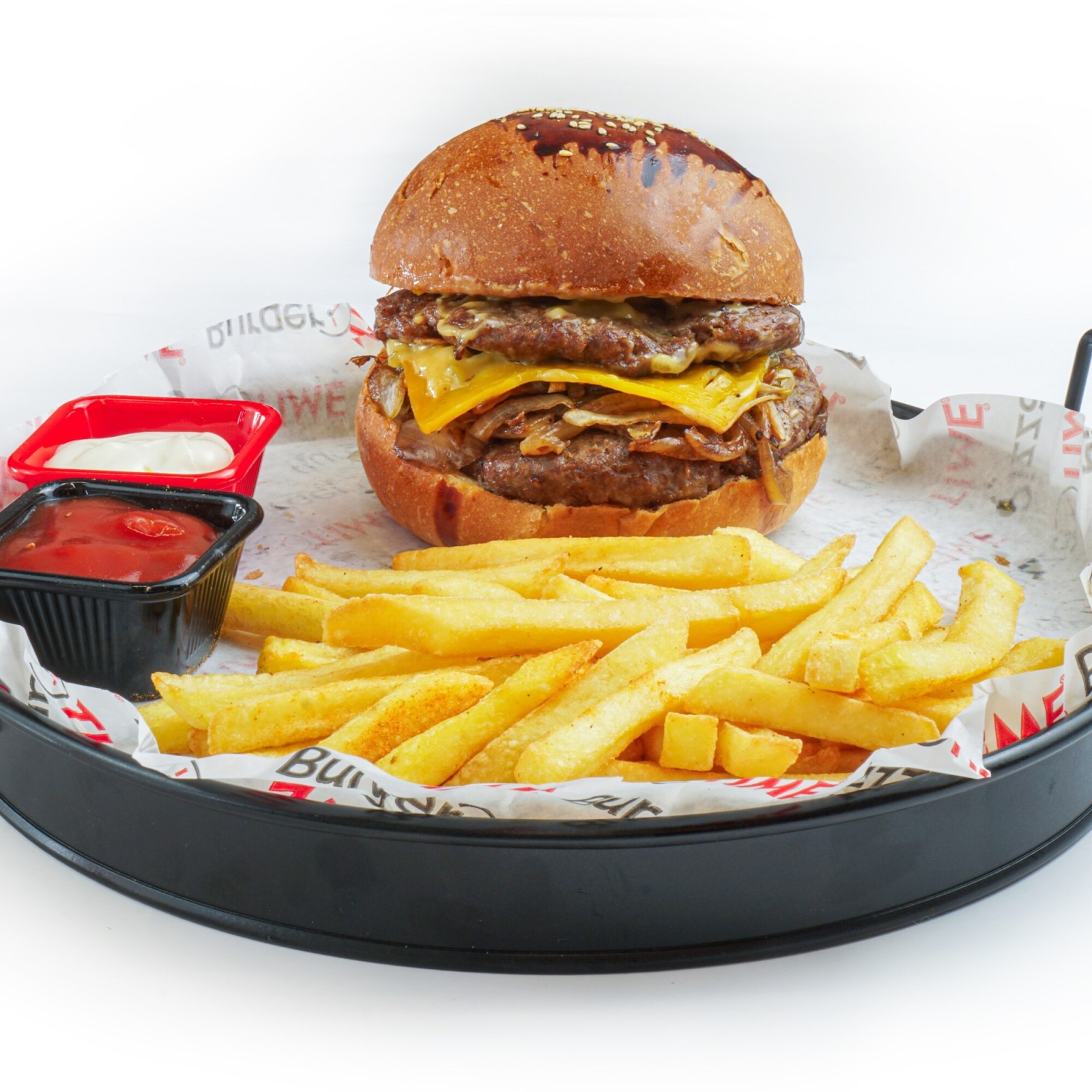 Double Karamelize Burger