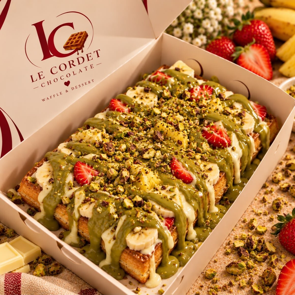 Le Cordet Fıstık Şöleni Waffle