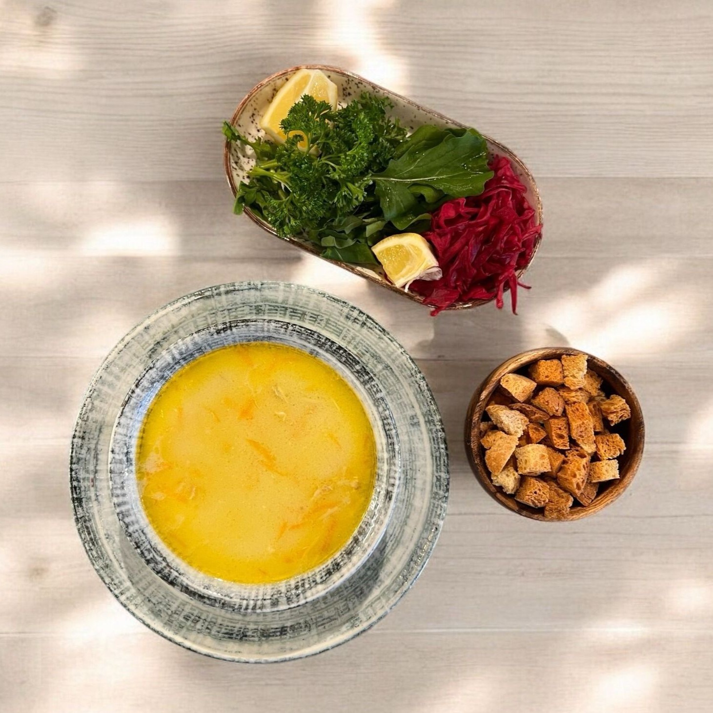 Tavuk Suyu Çorbası (Tam)