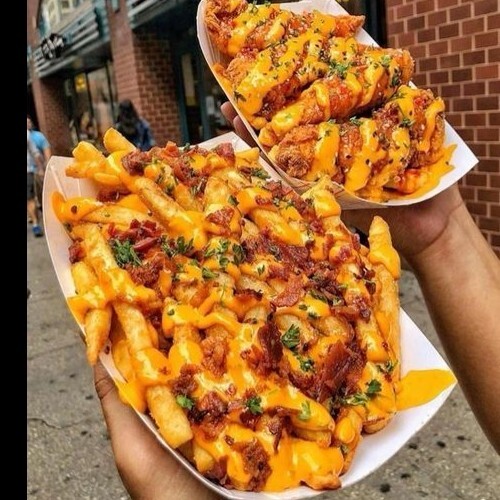 Fries Bacon