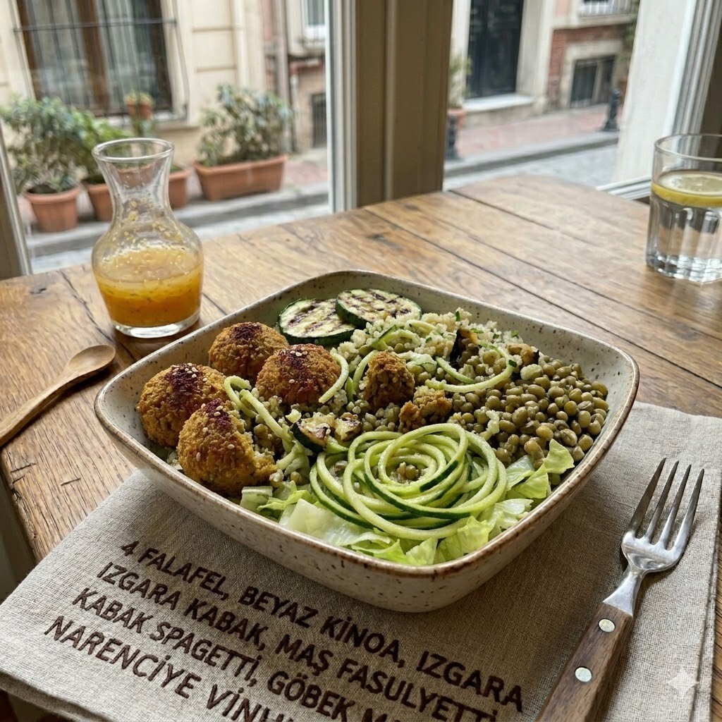Falafel & Kinoa Bowl
