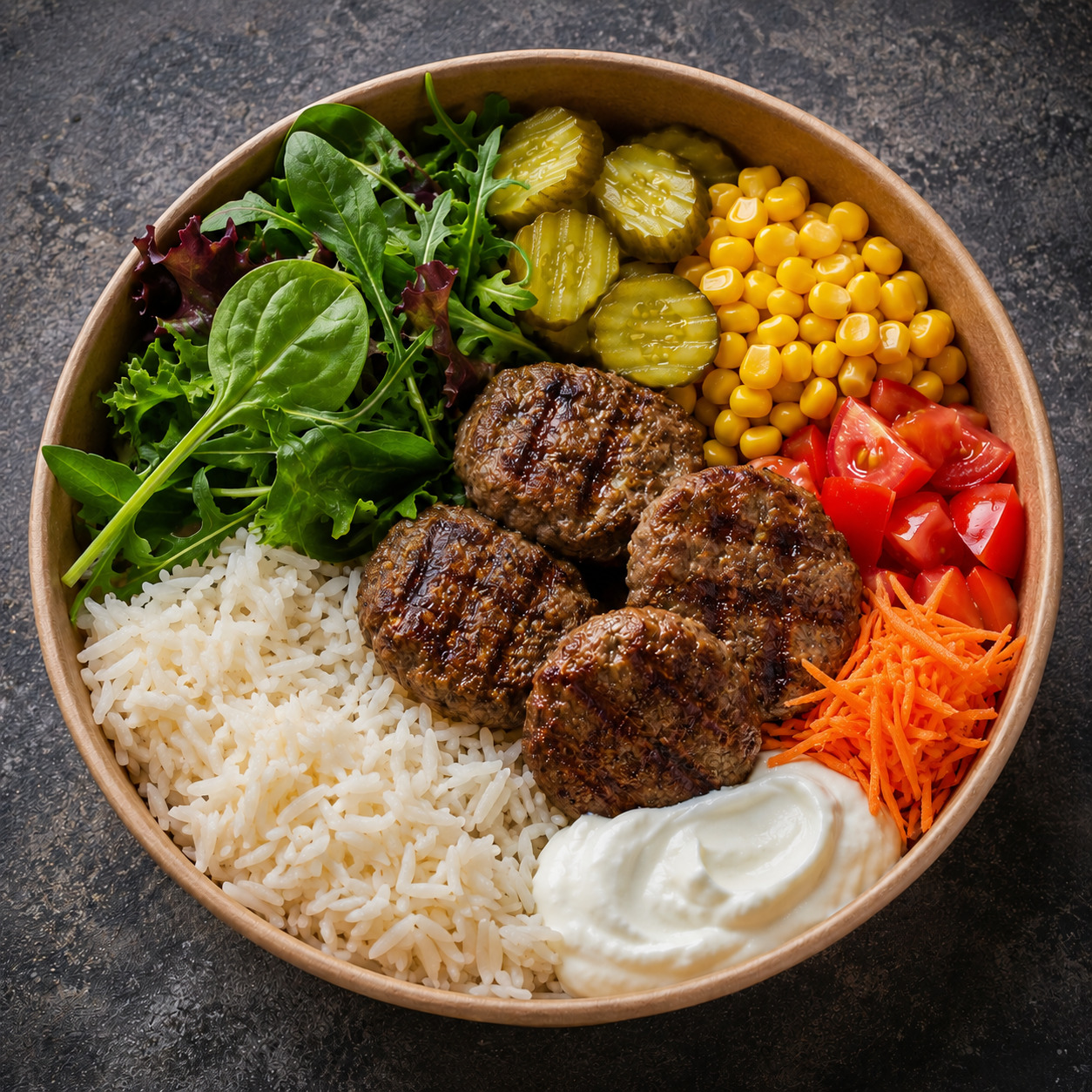 Izgara Köfteli Bowl