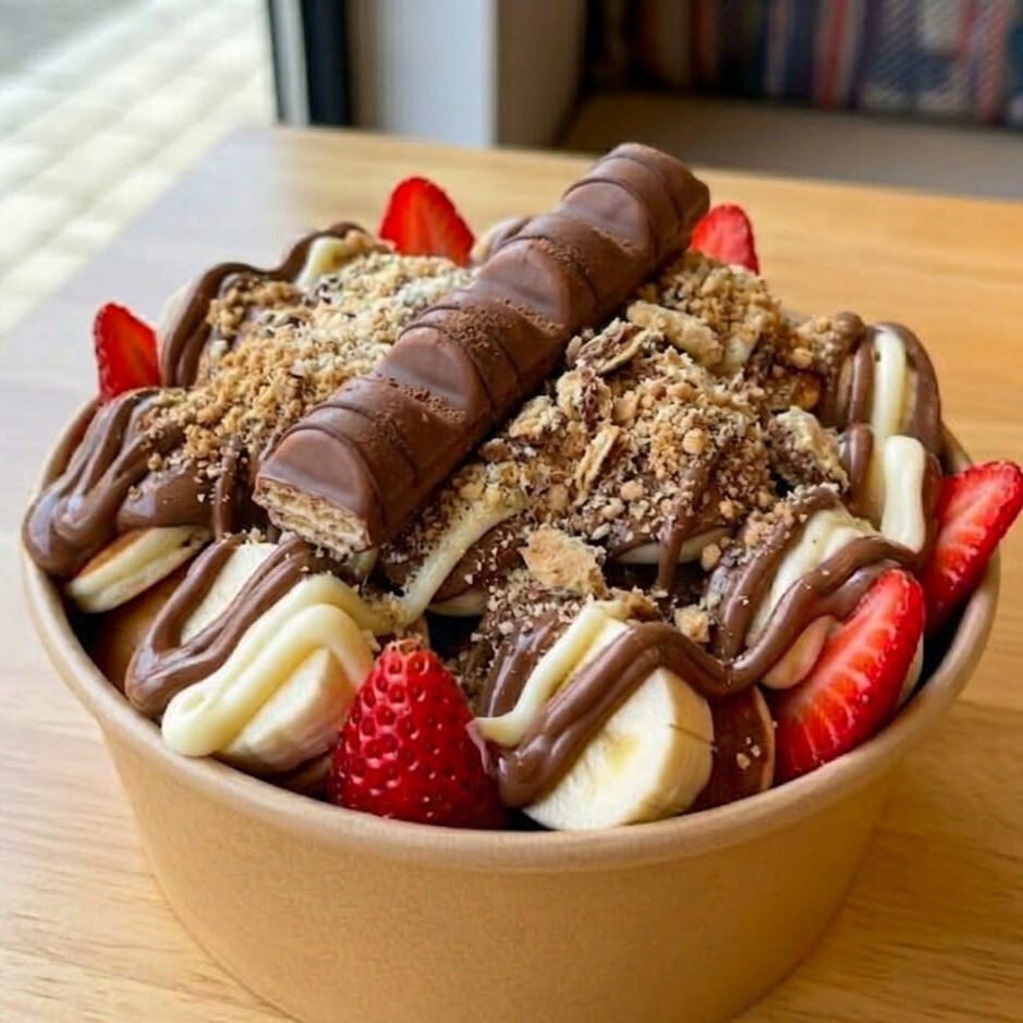 Kinder Bueno Pancake Bowl Waffle Large