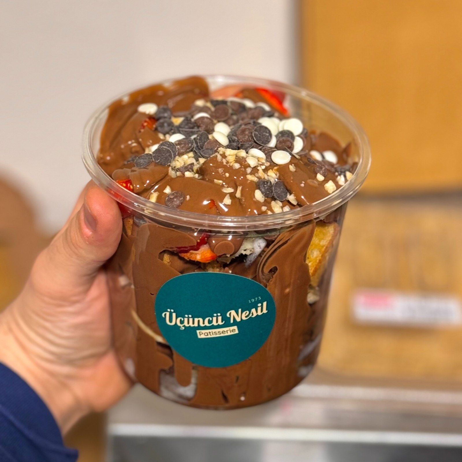 Frambuazlı Kova Waffle (Yeni)