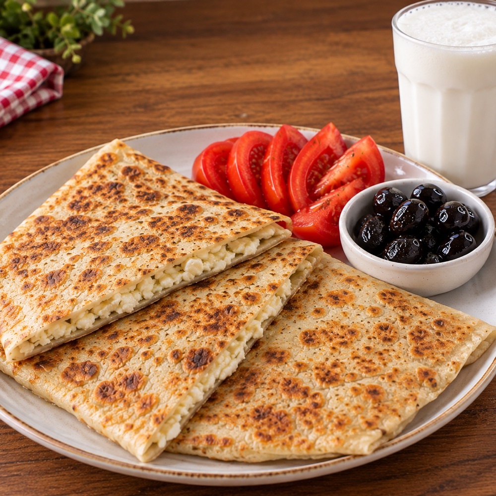 Peynirli Gözleme + Ayran