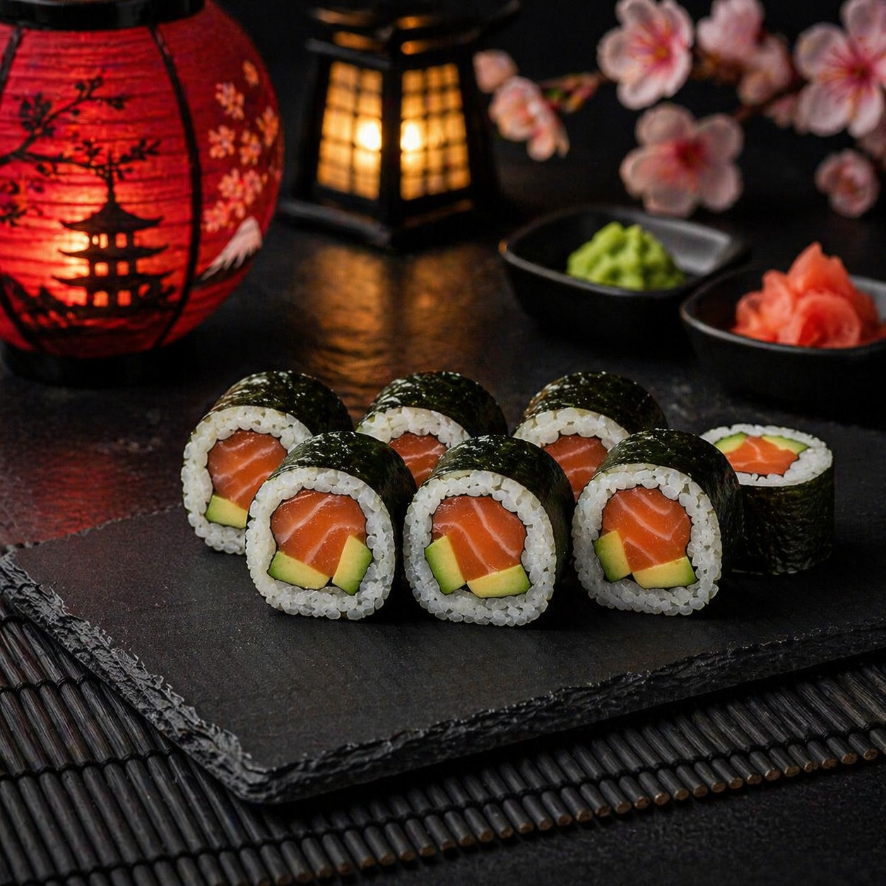 Sake Avokado Maki (6 Adet)