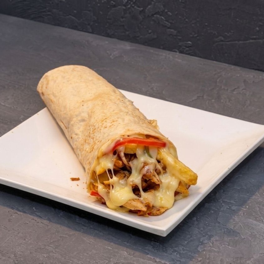 Kaşarlı Tavuk Döner Dürüm