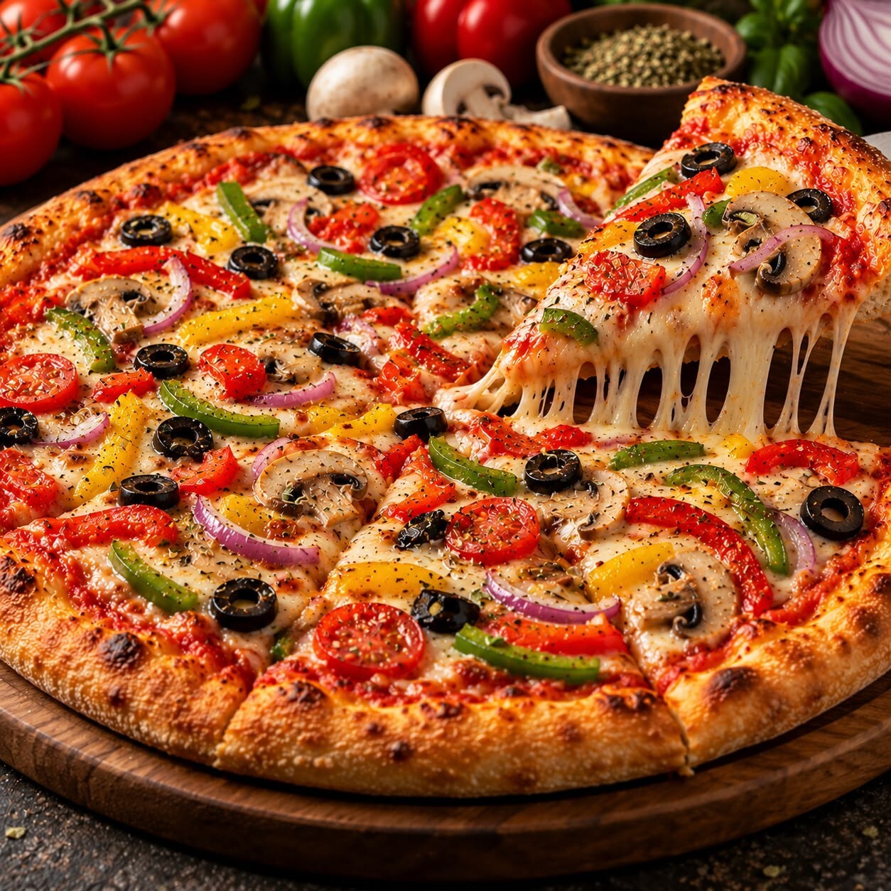 Veggie Pizza (Büyük)