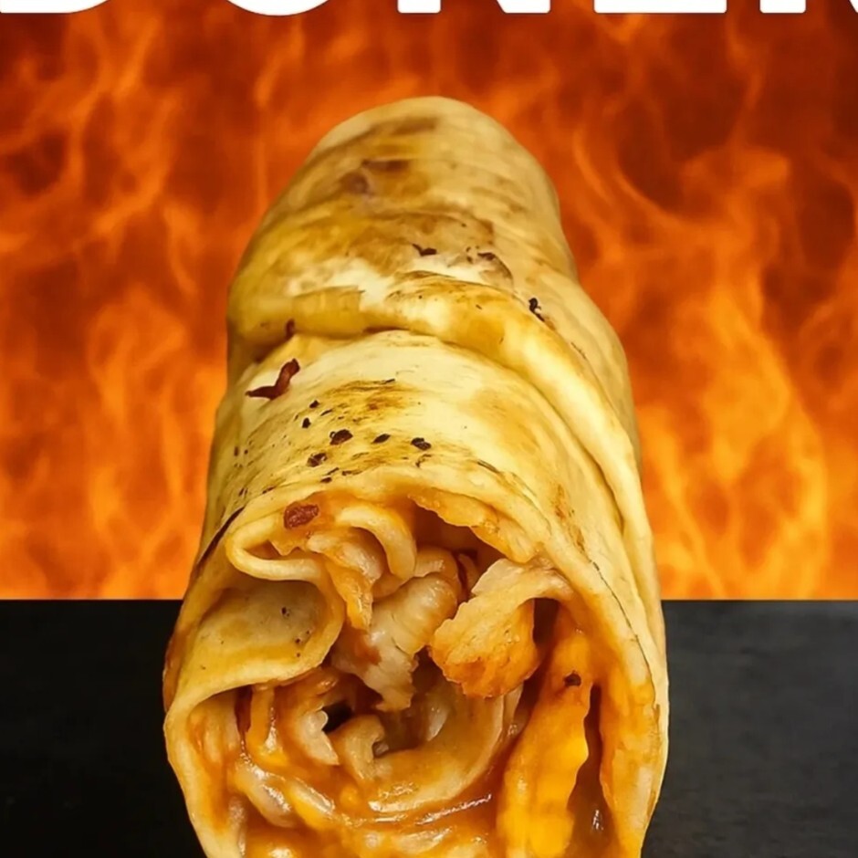Atom Soslu Tavuk Dürüm (100 gr)