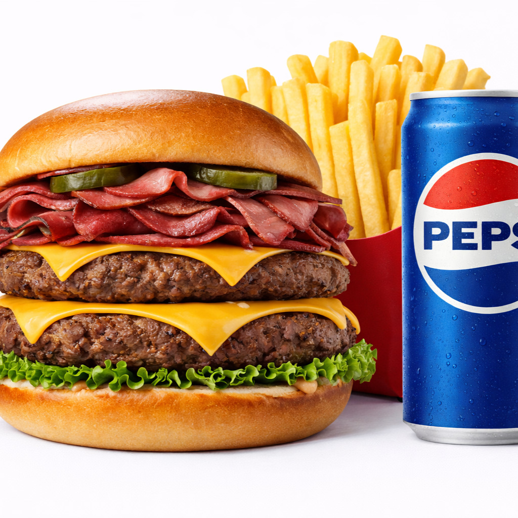 Double Anadolu Burger Menü