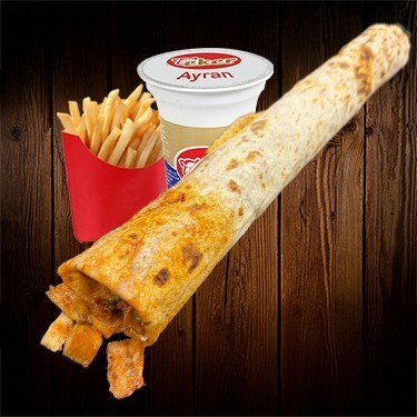 Tavuk Zurna Dürüm+K Ayran+Patates Kızartması