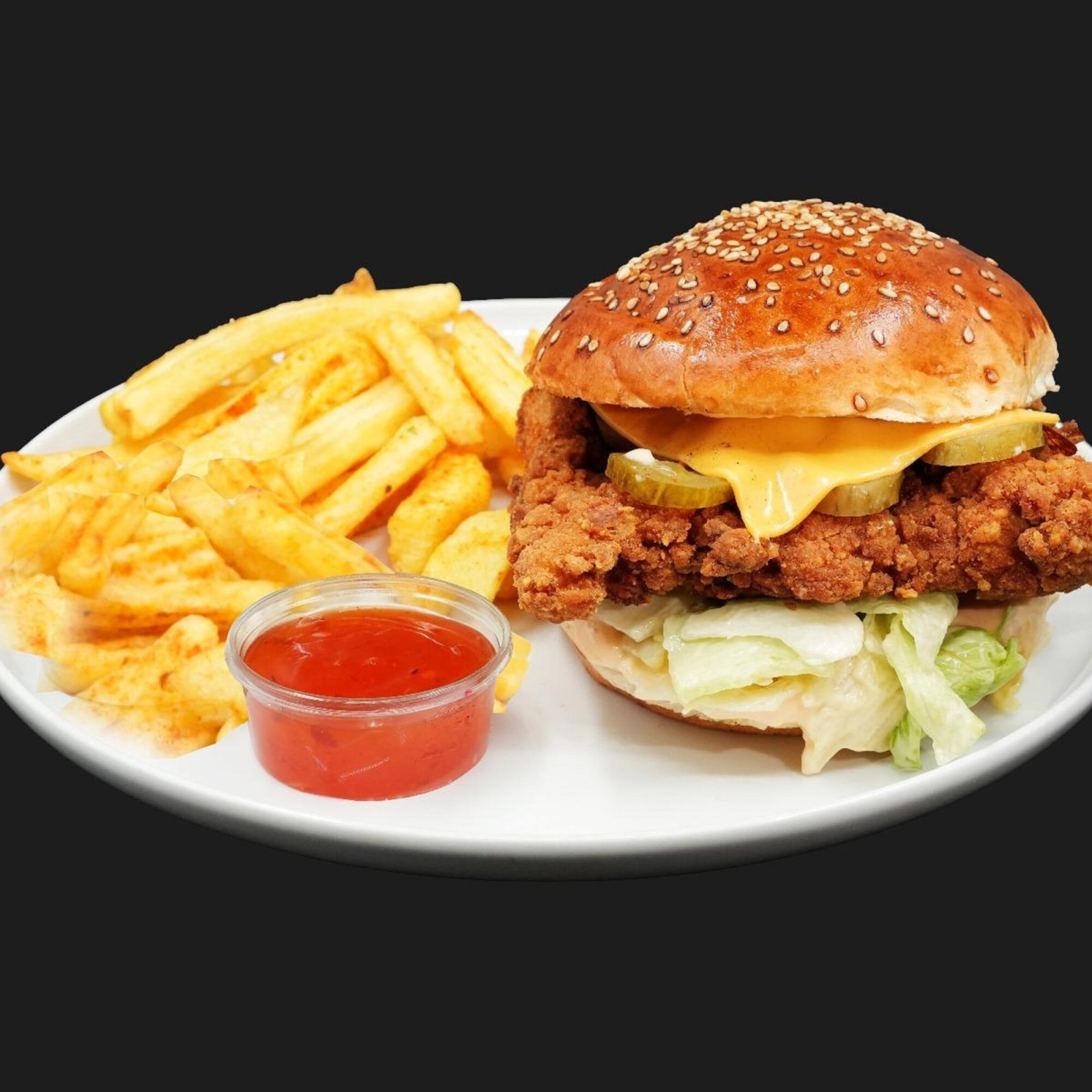 Cheddar ve Sezarlı Çıtır Tavuk (Crispy Classic)