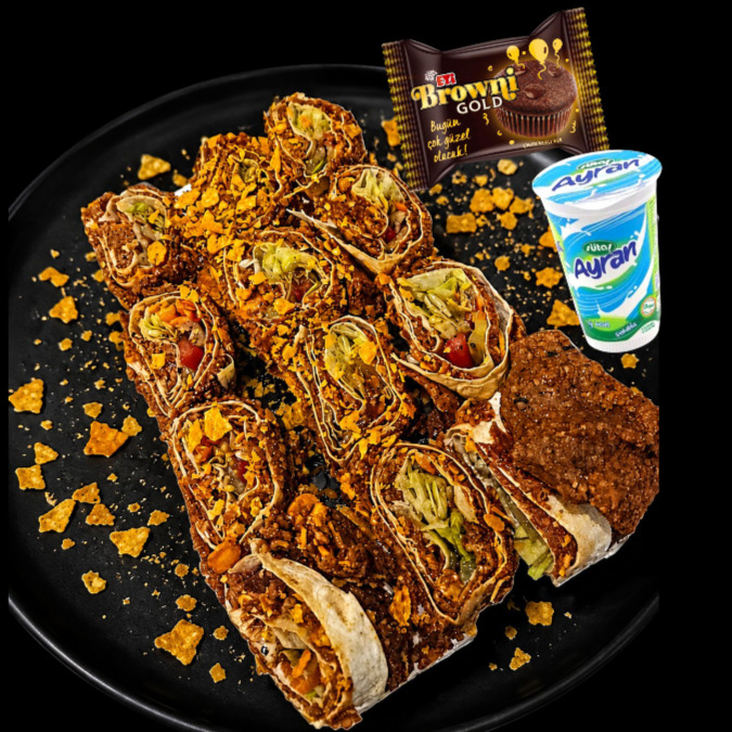 Dilim Doritoslu Sushi Roll Brownie Ayran