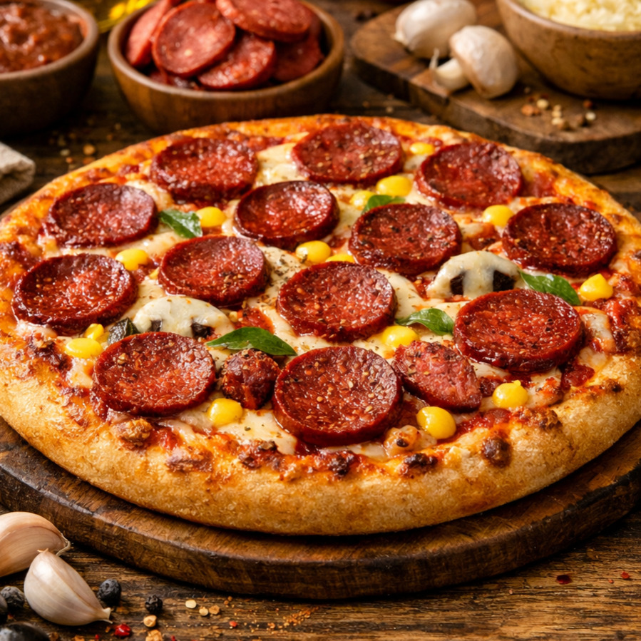 Orta Boy Pizza (Sucuklu)
