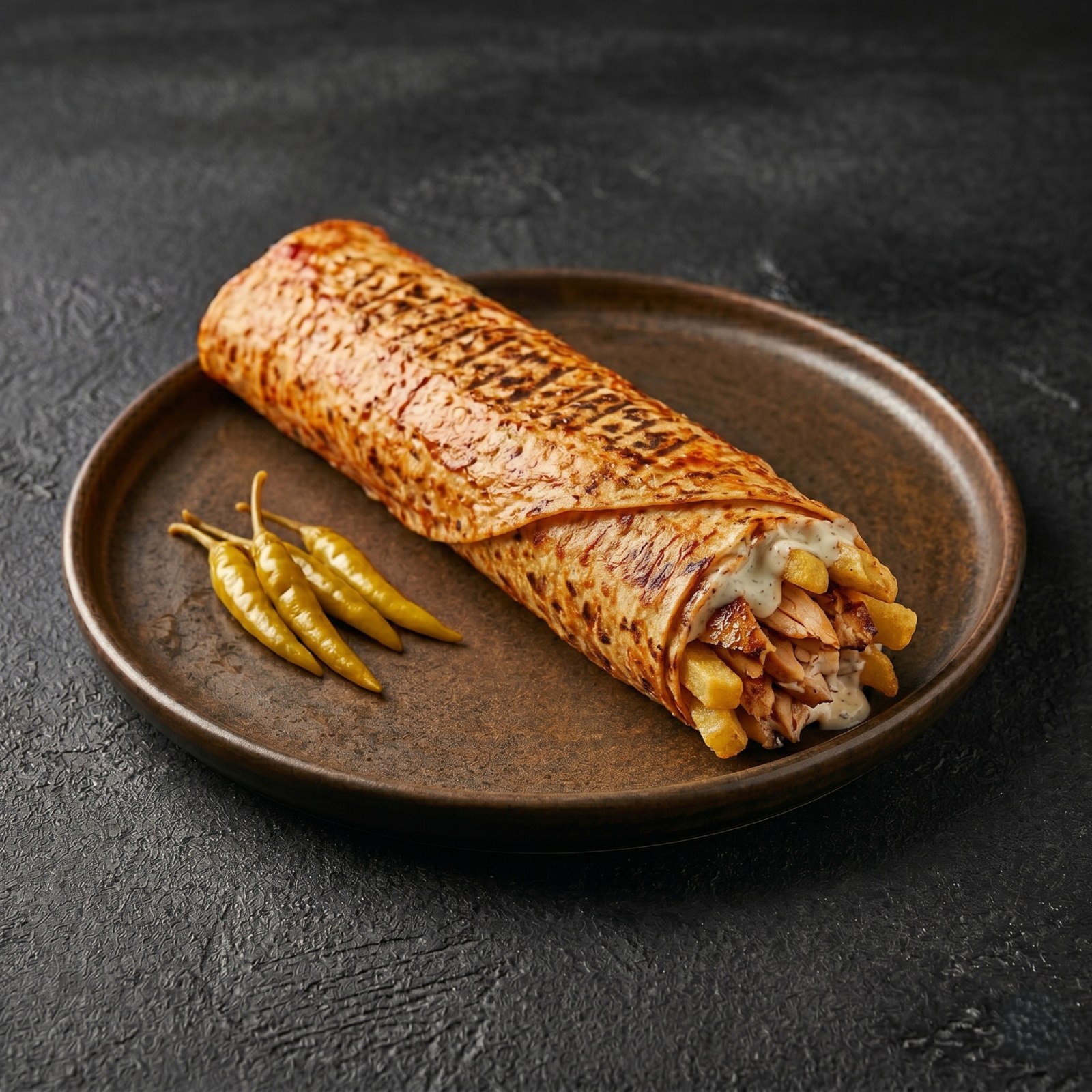 Ranch Soslu Tavuk Döner Dürüm (150 gr.)