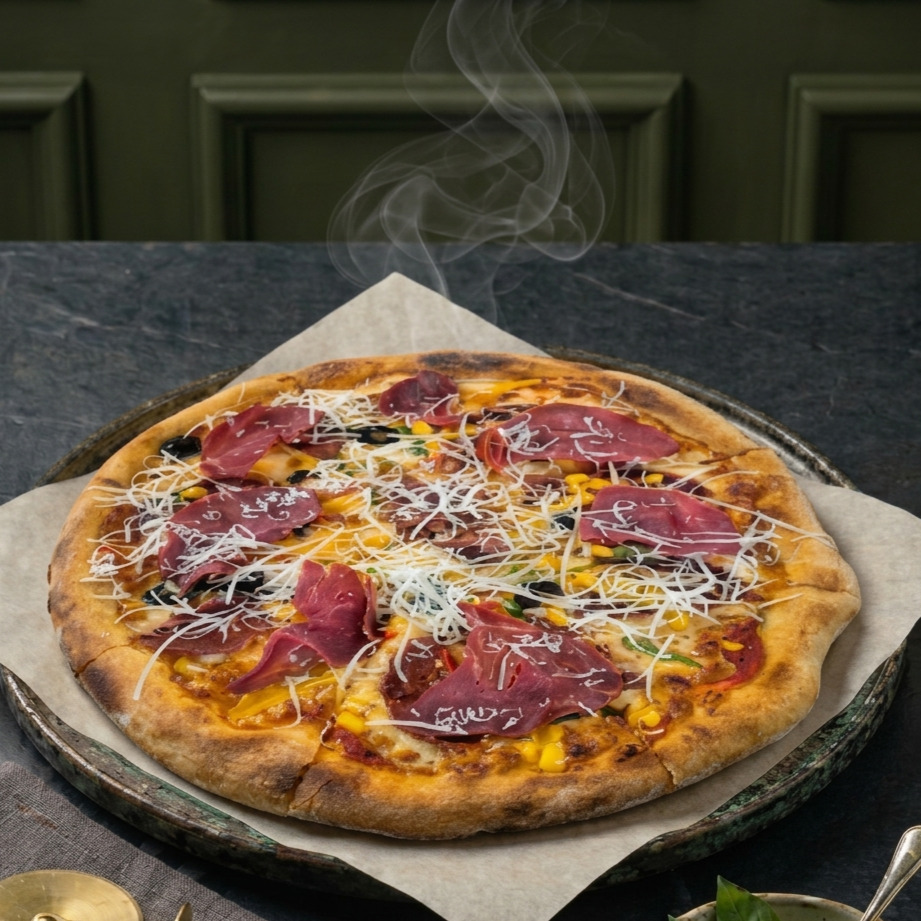 Pastırmalı Pizza (Orta Boy)