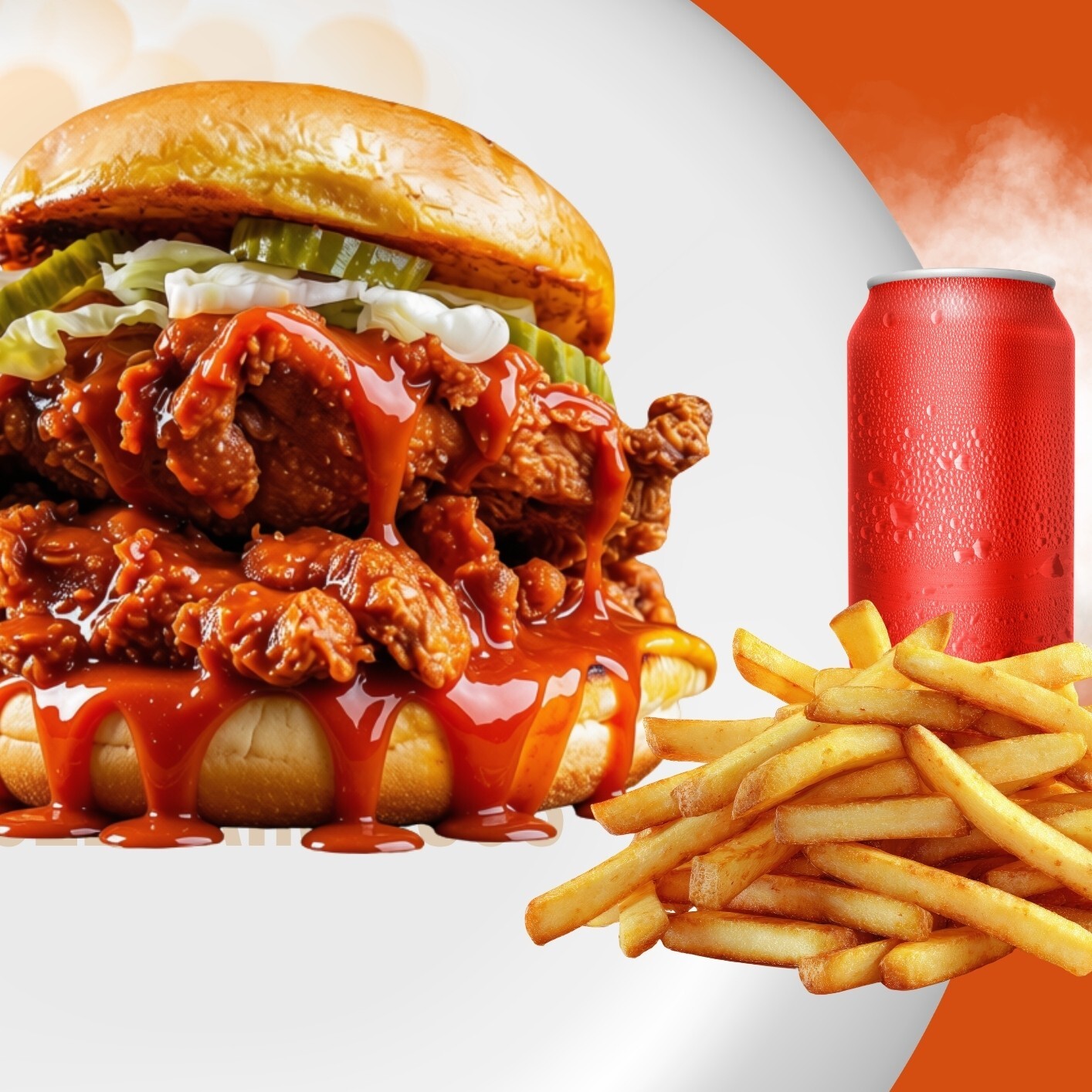 Megahot Burger Menü