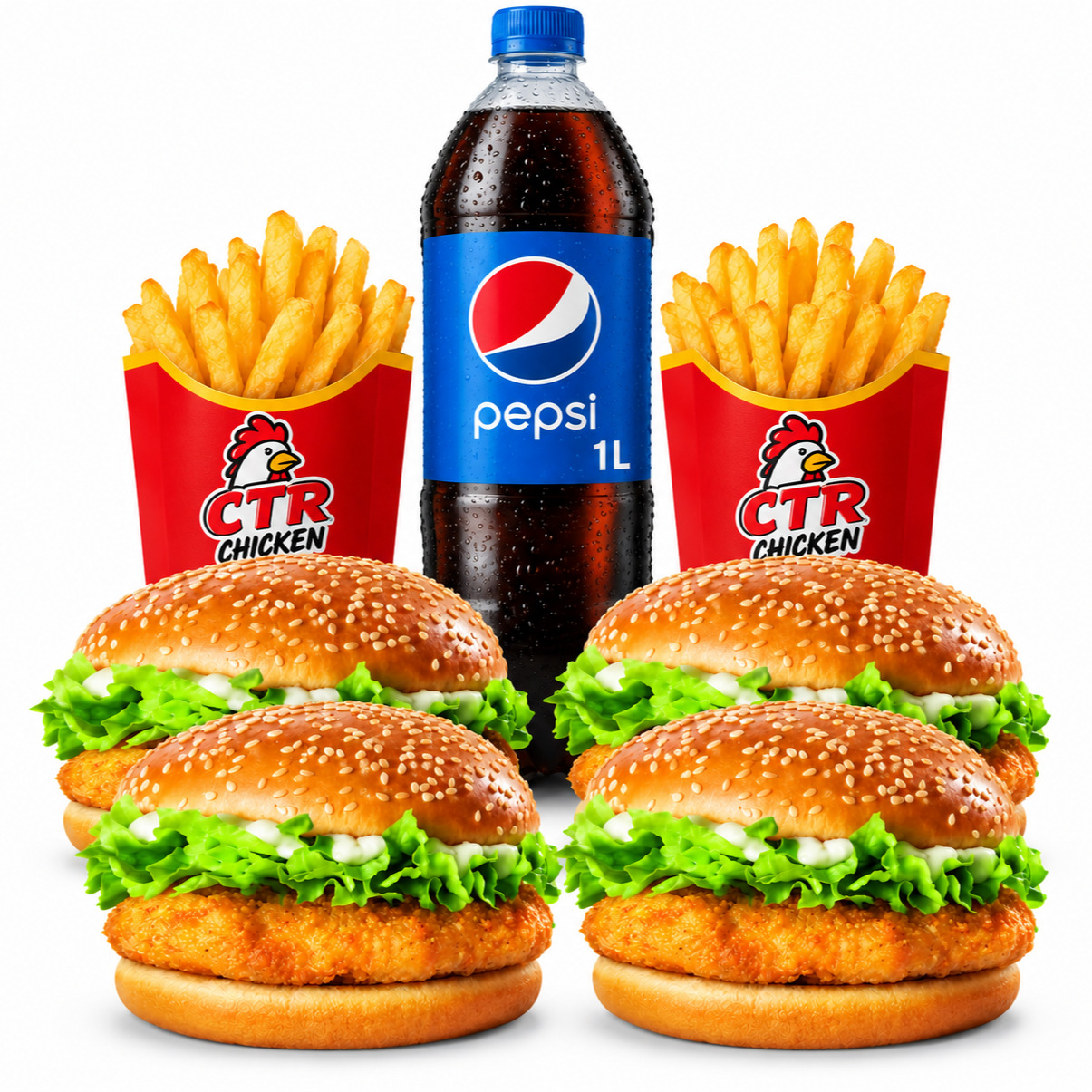 4'lü MDchicken Menü