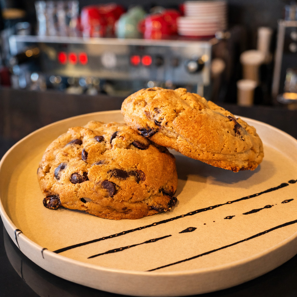 Çikolata Parçacıklı Cevizli Cookie