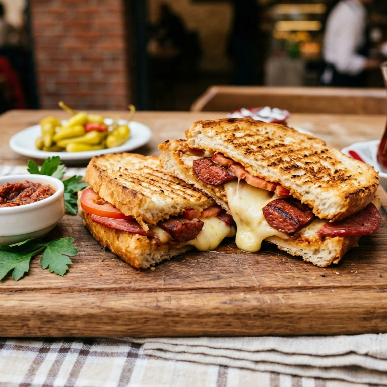 Yarım Ekmek Karışık Tost