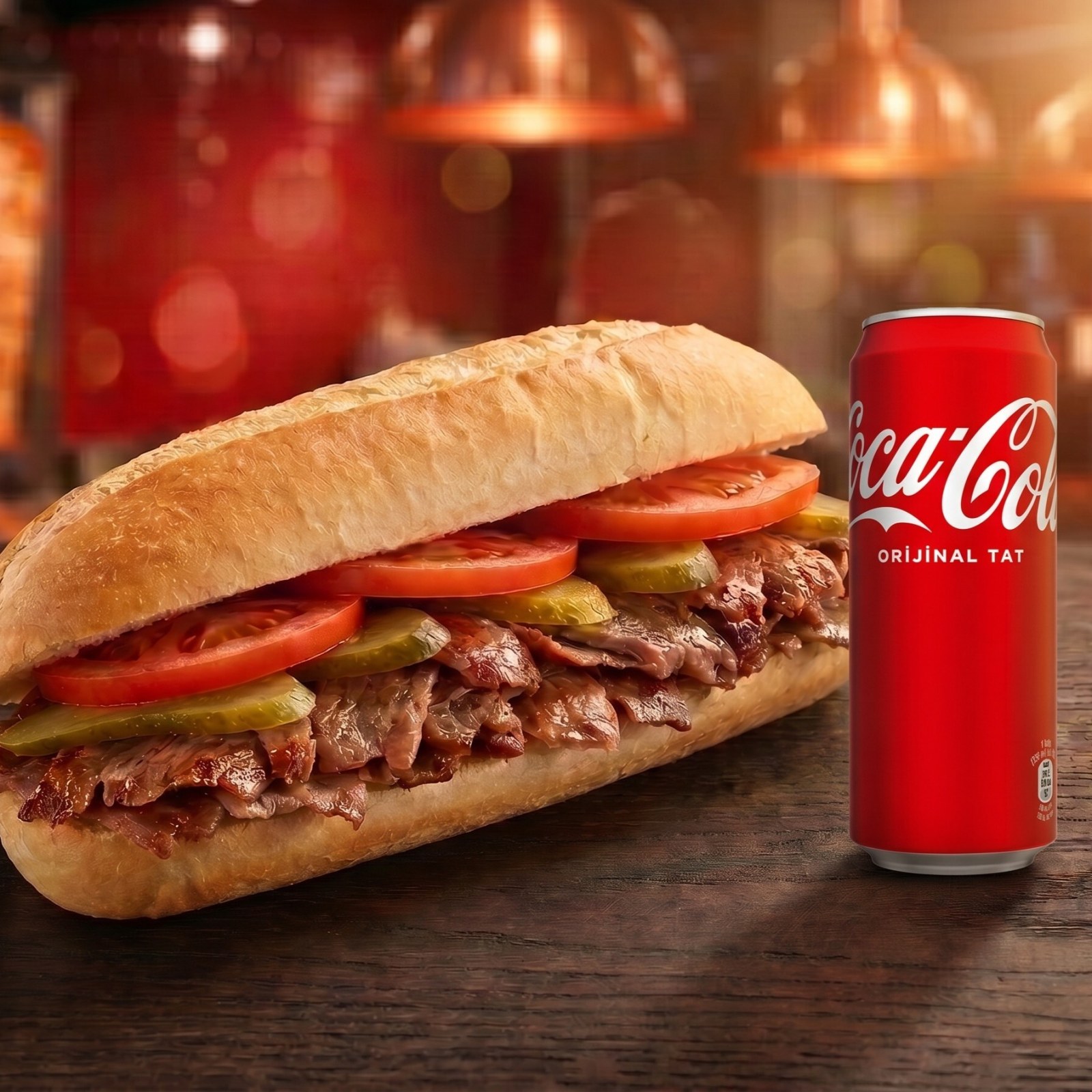 Atom — Et Döner + Coca Cola