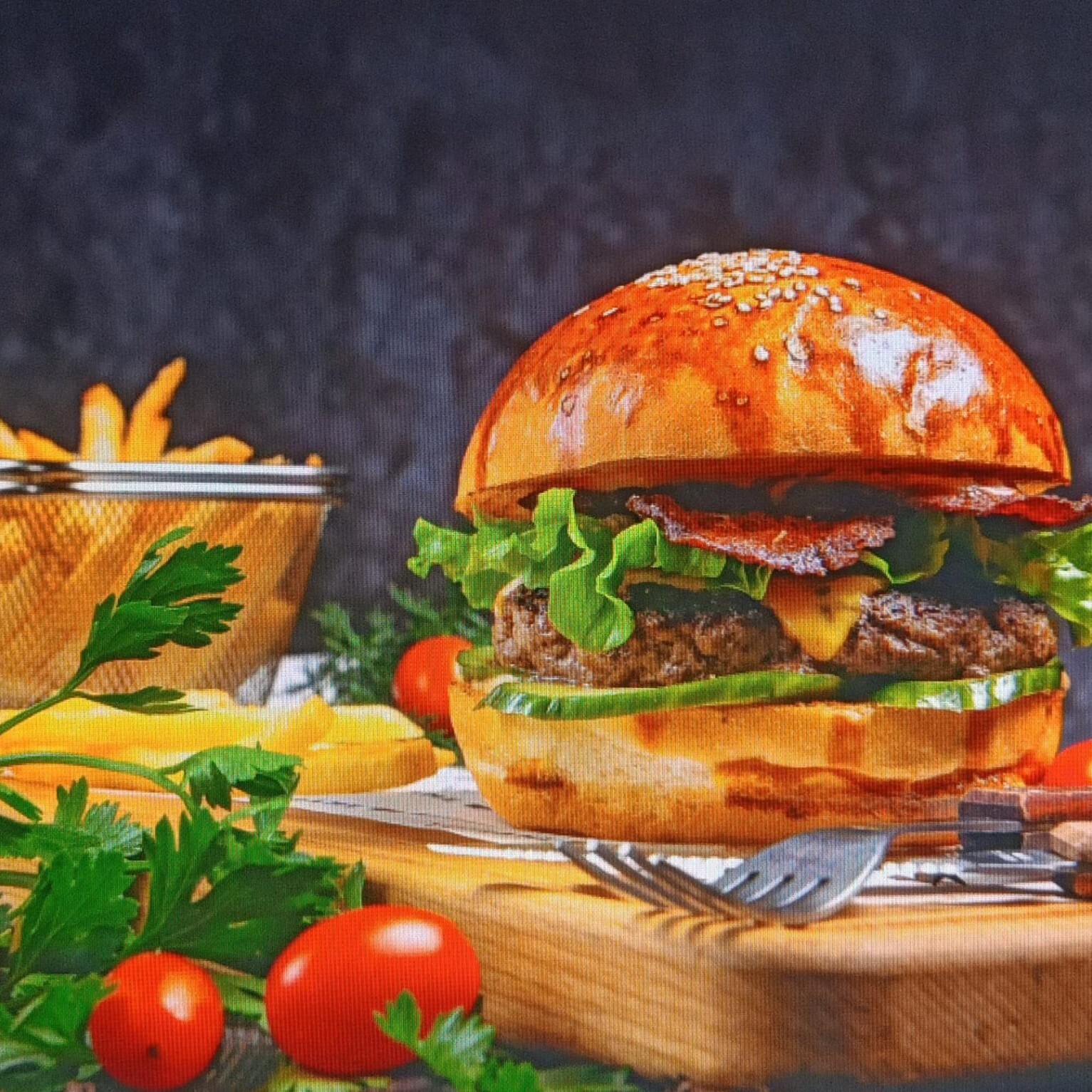 Cheeseburger Menü