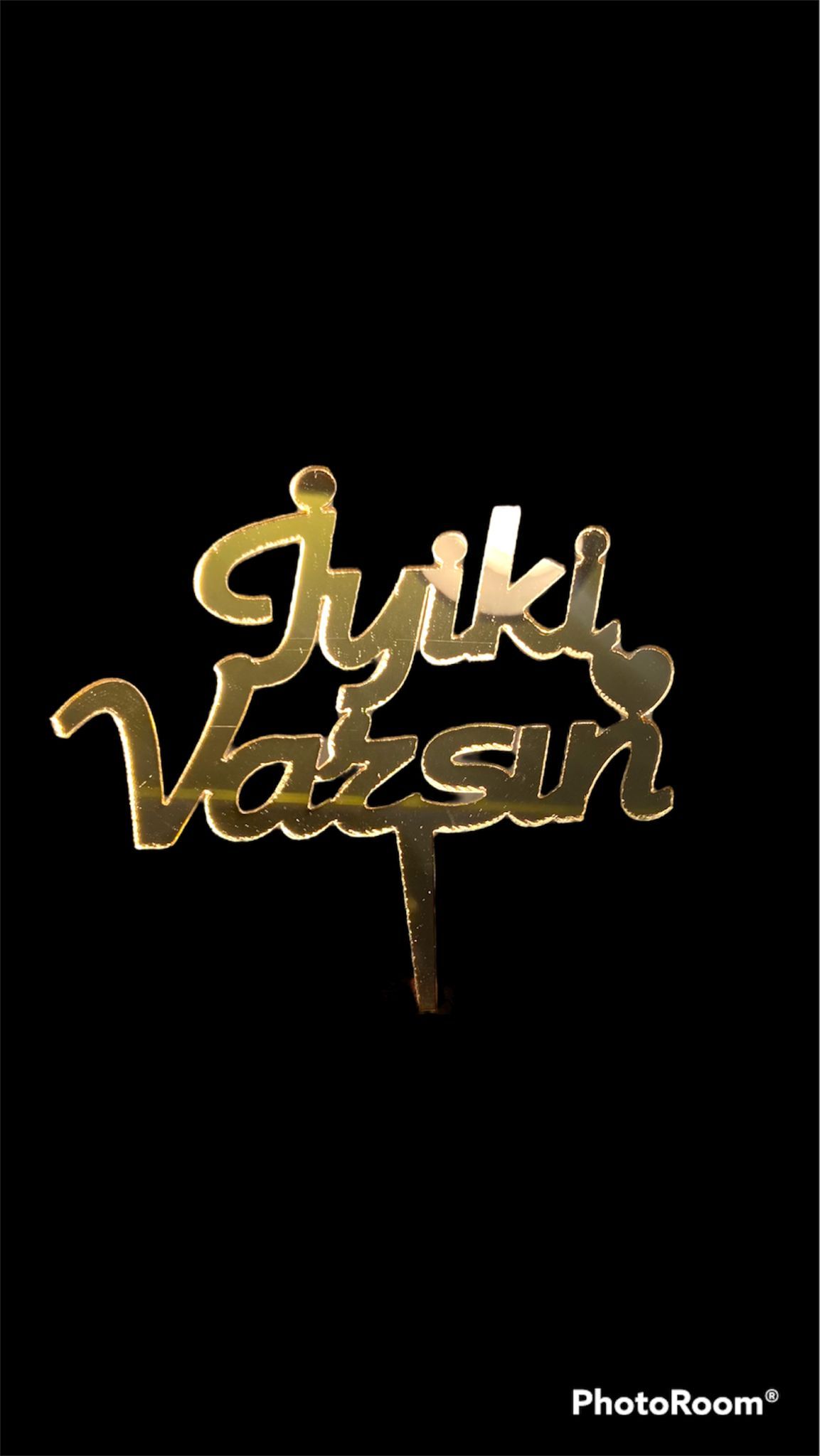İyiki Varsın Pasta Üzeri Yazısı