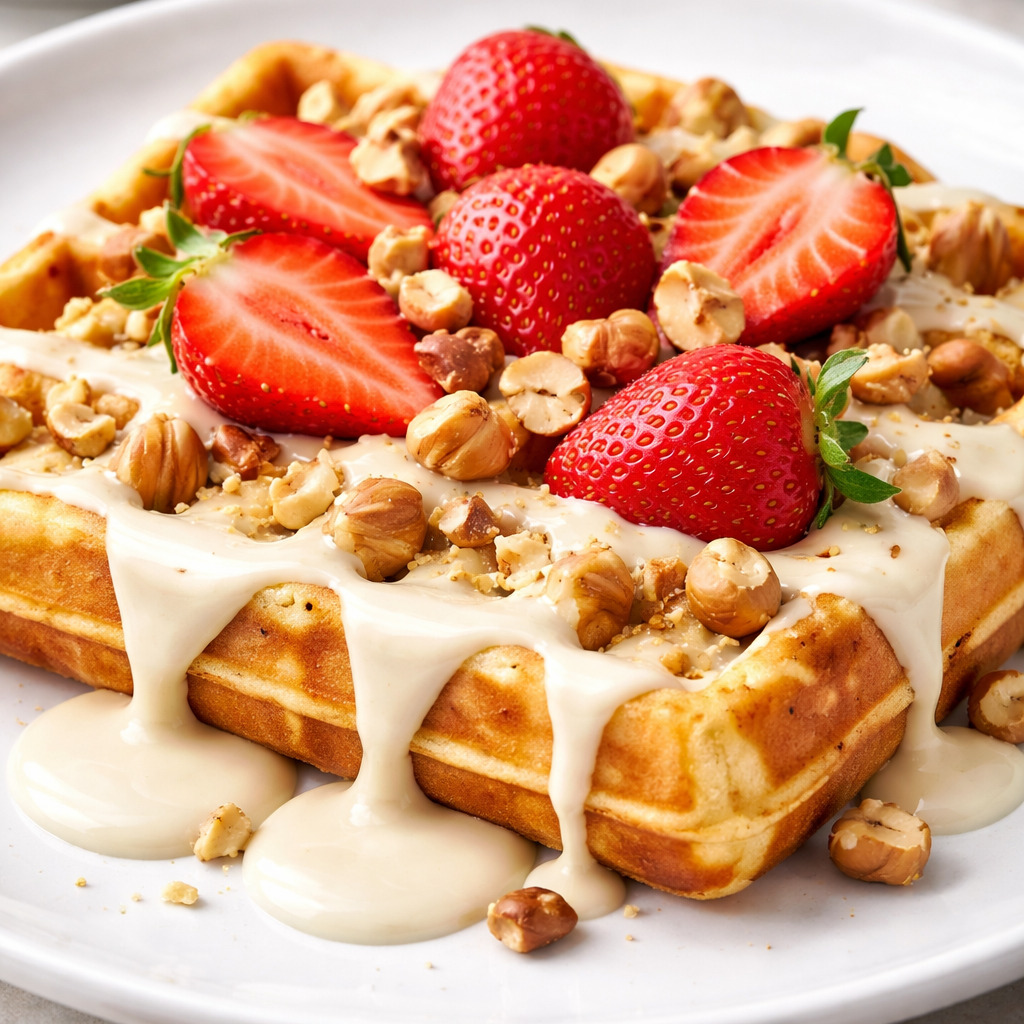 Beyazın Rüyası Waffle Büyük Hamur +Bardak Limonata(250ml)