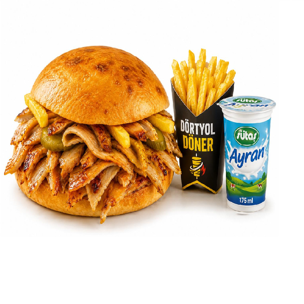 Tombik Tavuk Döner Menü