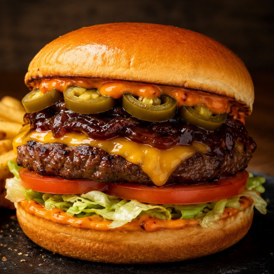 Jalapeno Heat Smash Burger