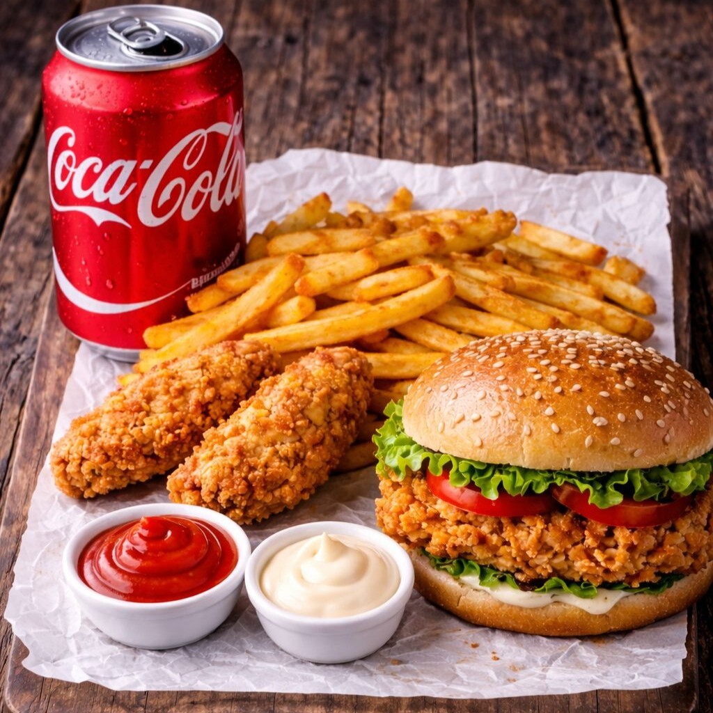 Cajun Burger Menü