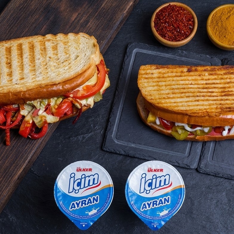 2 li ayvalık tost menu