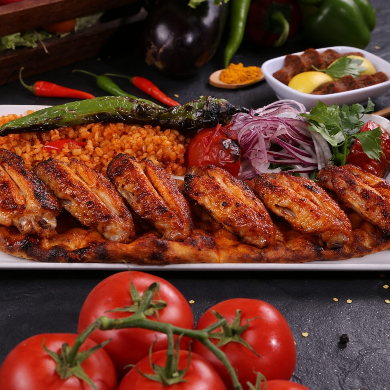 20'lü ızgara Kanat Menü