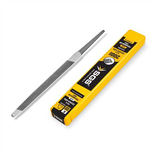 ÜÇGEN EĞE SLIM İNCE DİŞ 200 MM 8''